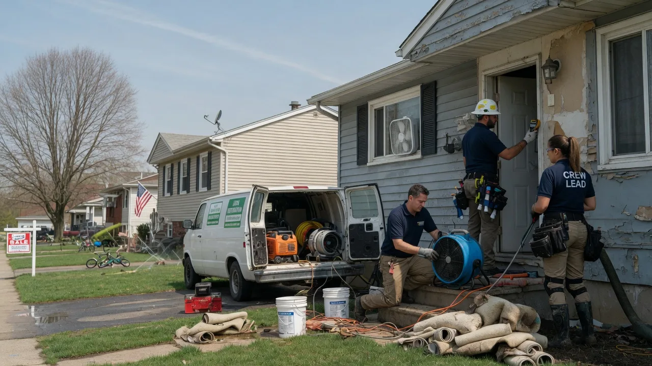 Flood Cleanup in Wrightstown, NJ near me
